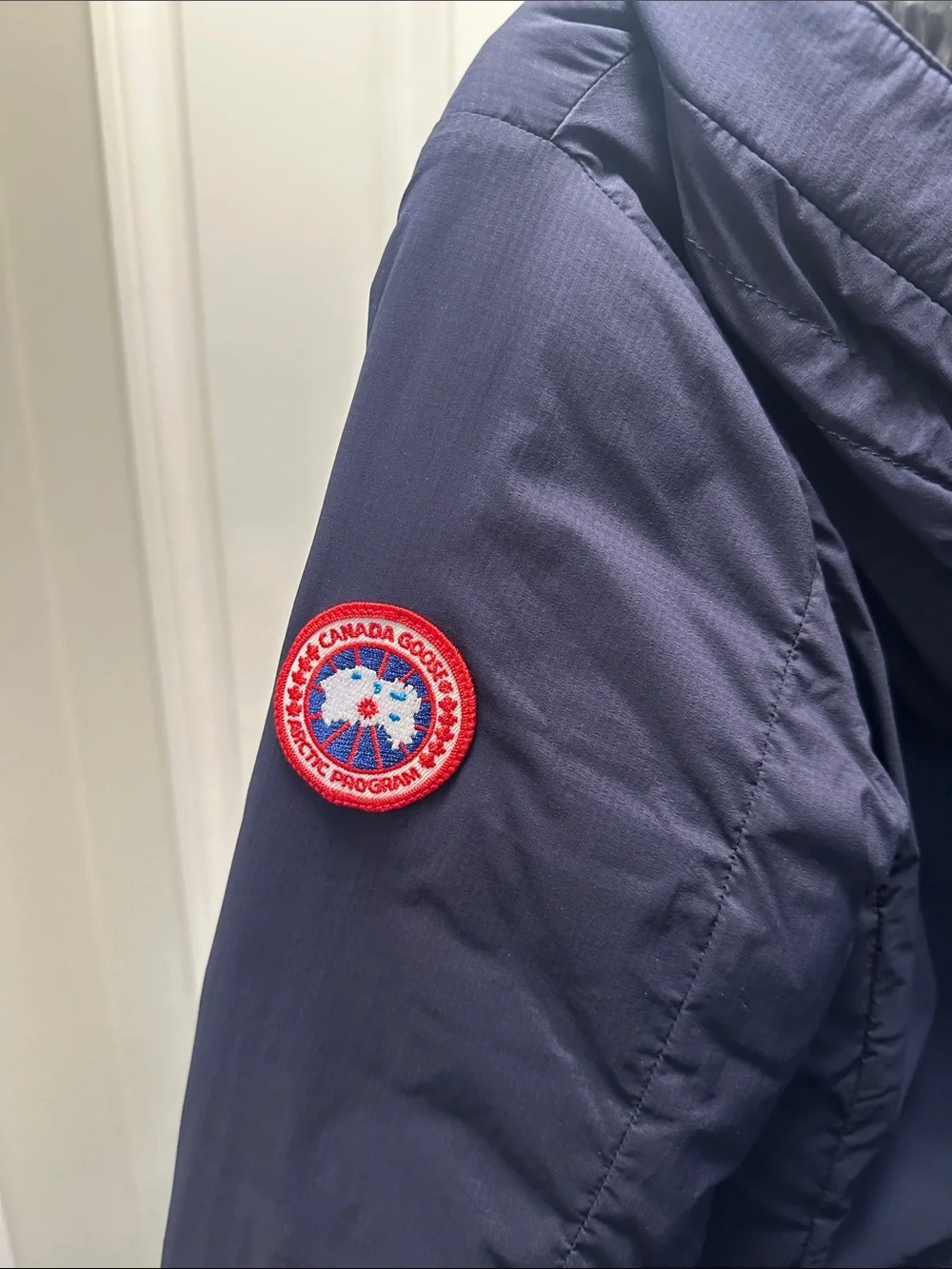 Canada Goose Midnight Blue Hooded Down Jacket - Picture 3 of 6